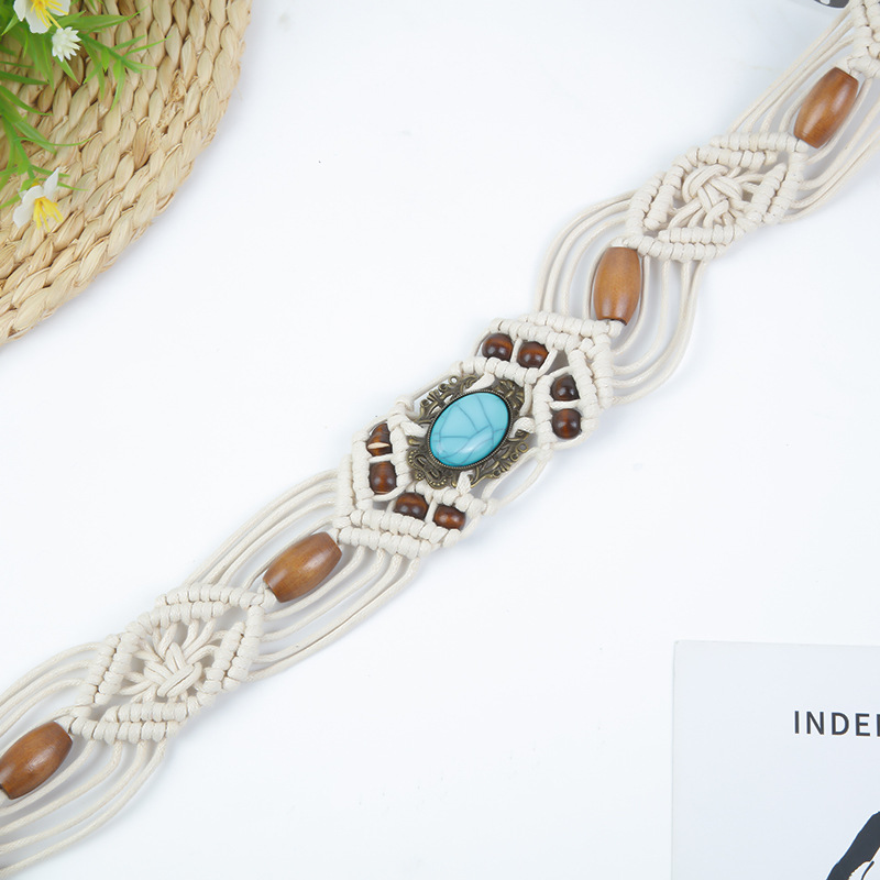 Handmade Woven Waist Belt 5