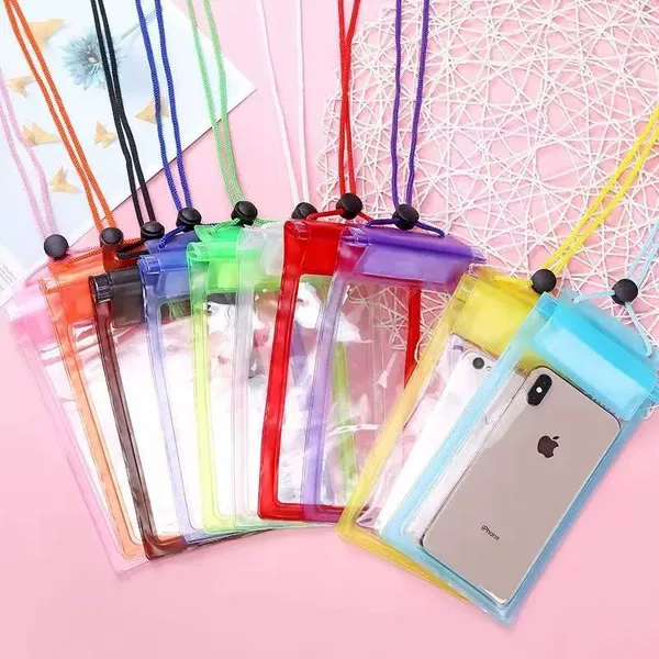 Wholesale from the Source Factory, Touch Screen Compatible 70% off Mobile Phone Waterproof Bag for Outdoor Rafting, Swimming, Beach Play, and Water Splashing Festival