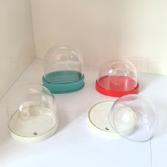 プラスチックダストカバーDIYベルカバー半円形水球超軽量粘土ソフト陶器フィギュア作品展示箱