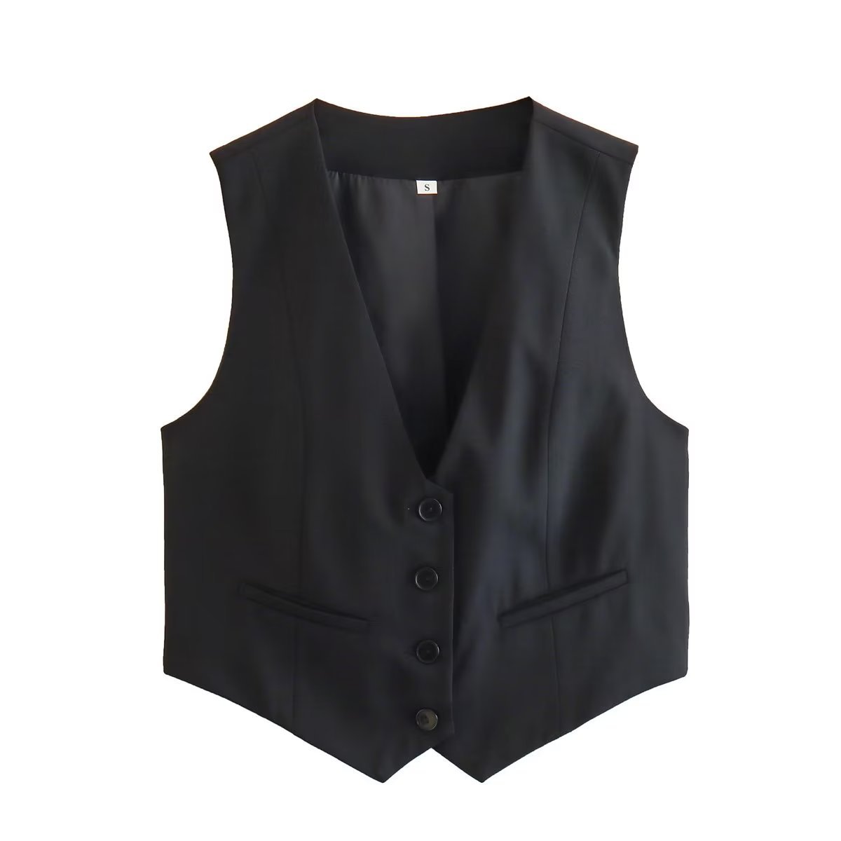Women's Streetwear Solid Color Vest display picture 9