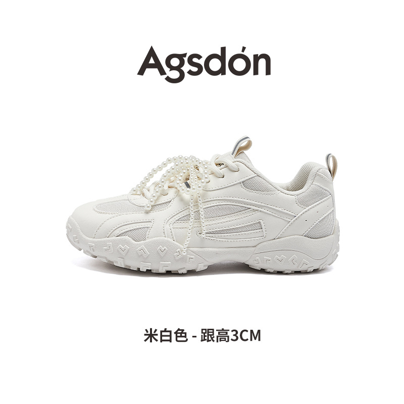 Augu Shi Deng plata zapatos de entrenamiento para mujeres 2026 nuevos zapatos de skate casuales de primavera ballet retro zapatos de moda