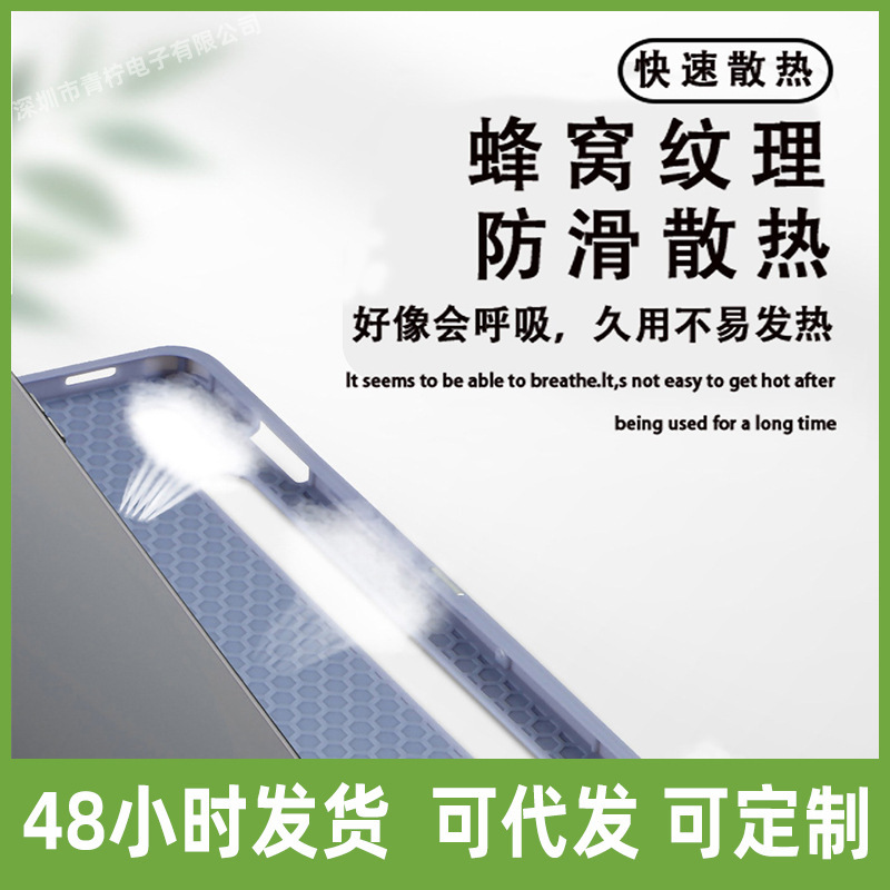 Applicable to Samsung S8/S9Plus tablet protective case with Pen slot S7 FE smart sleep protective case S8 leather case