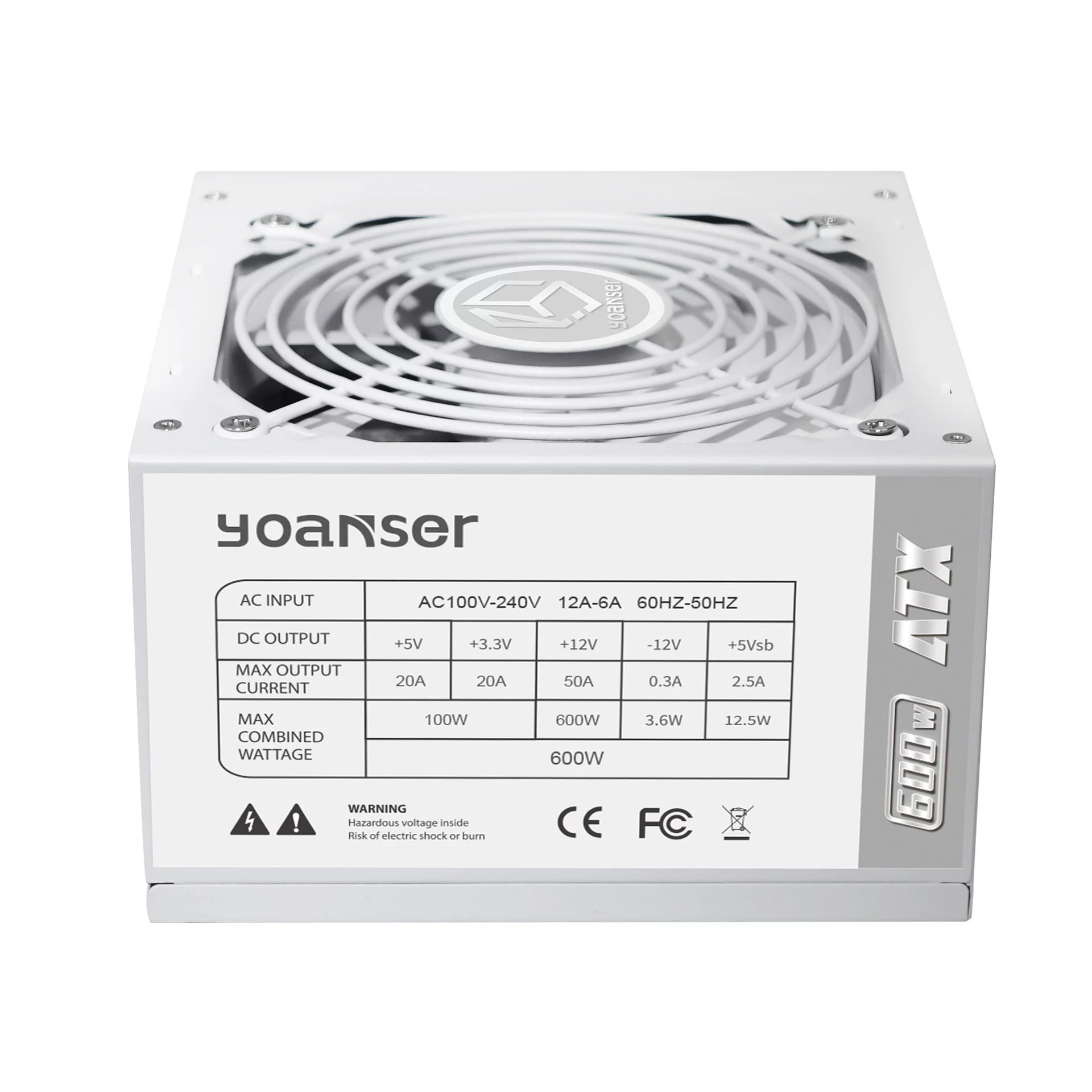 ATX 600W 80Plus Gold Full Modular Power Supply600W белый корпус