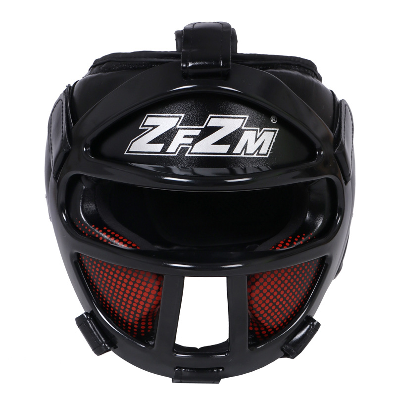 Casco de Protección Facial para Boxeo y Sanda de PU para Entrenamiento image 11