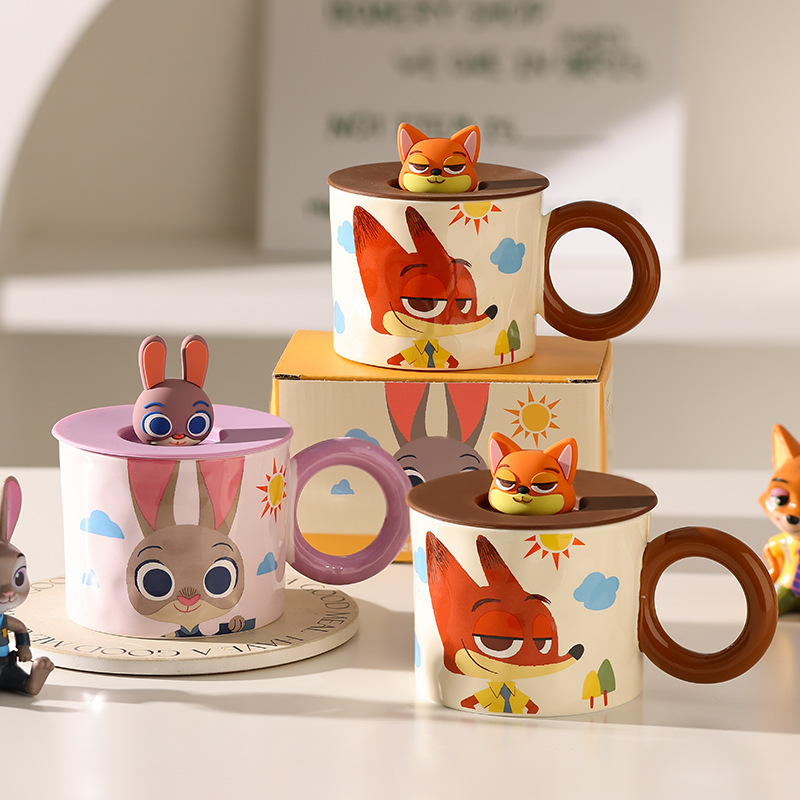 Disney / Disney tazas de cerámica tazas de leche para niños tazas de leche para casa tazas de agua para beber