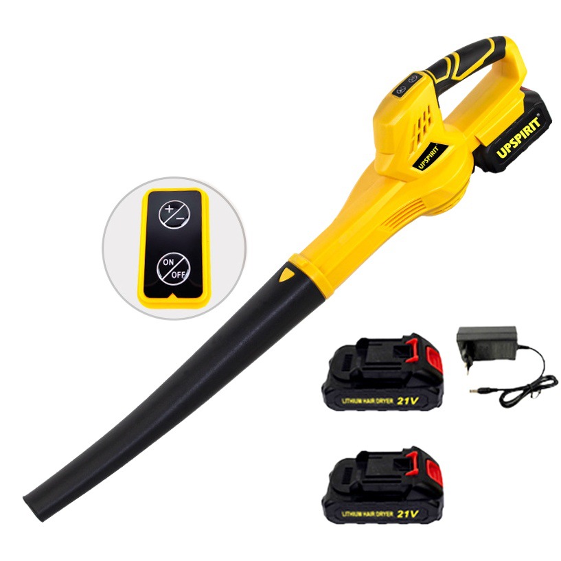 Máquina de soplado de hojas eléctrica Secador de pelo eléctrico de litio de alta potencia industrial máquina de soplado de ceniza portátil hogar recargable Soplador