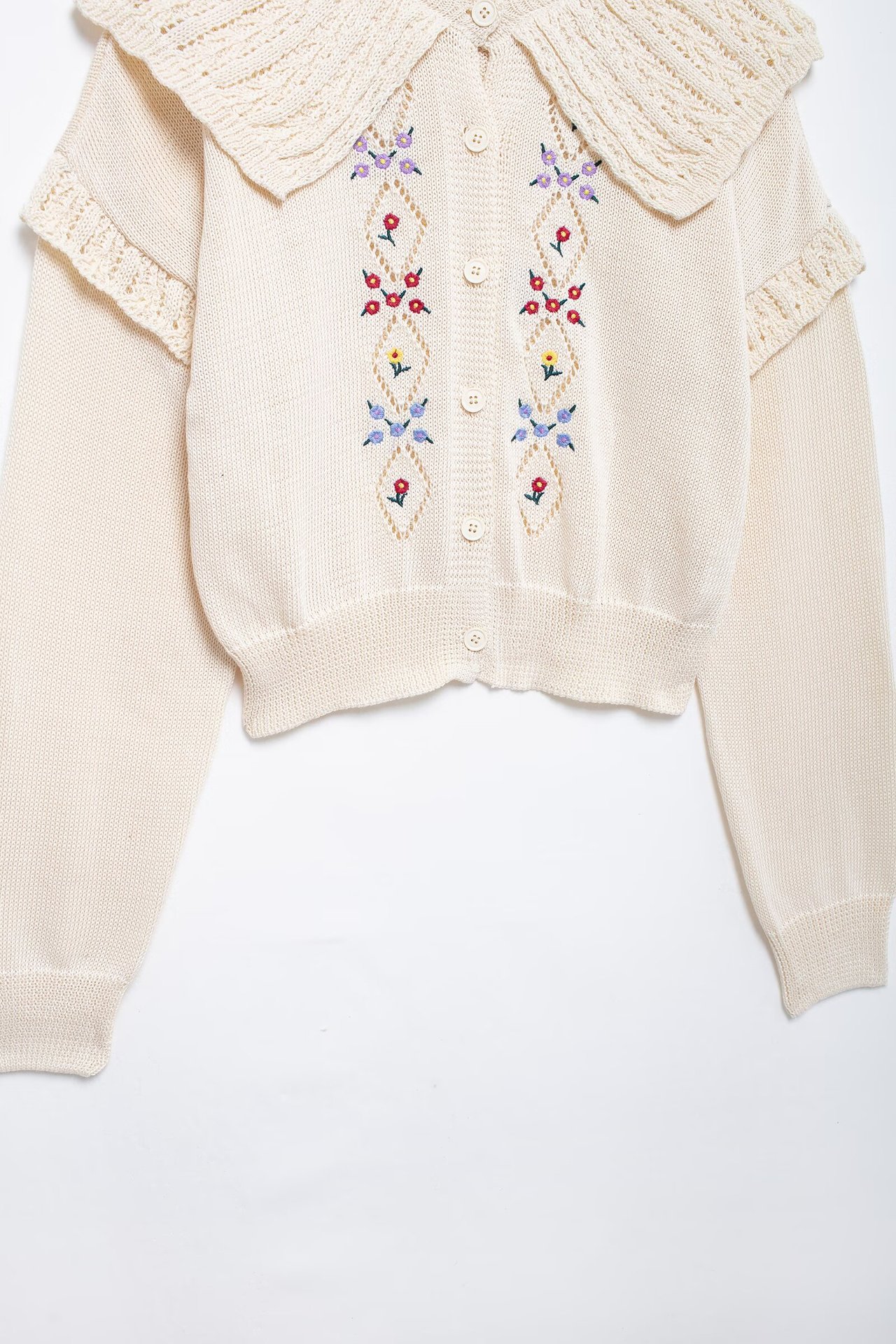 Vêtements pour femmes 2024 automne et hiver nouveau style de mode pull tricoté brodé_voghion.com