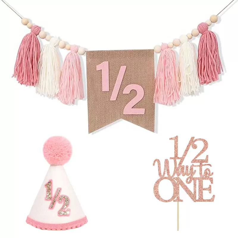 ins毛毡数字生日帽儿童宠物亚玛逊热卖生日派对装扮道具周岁半岁