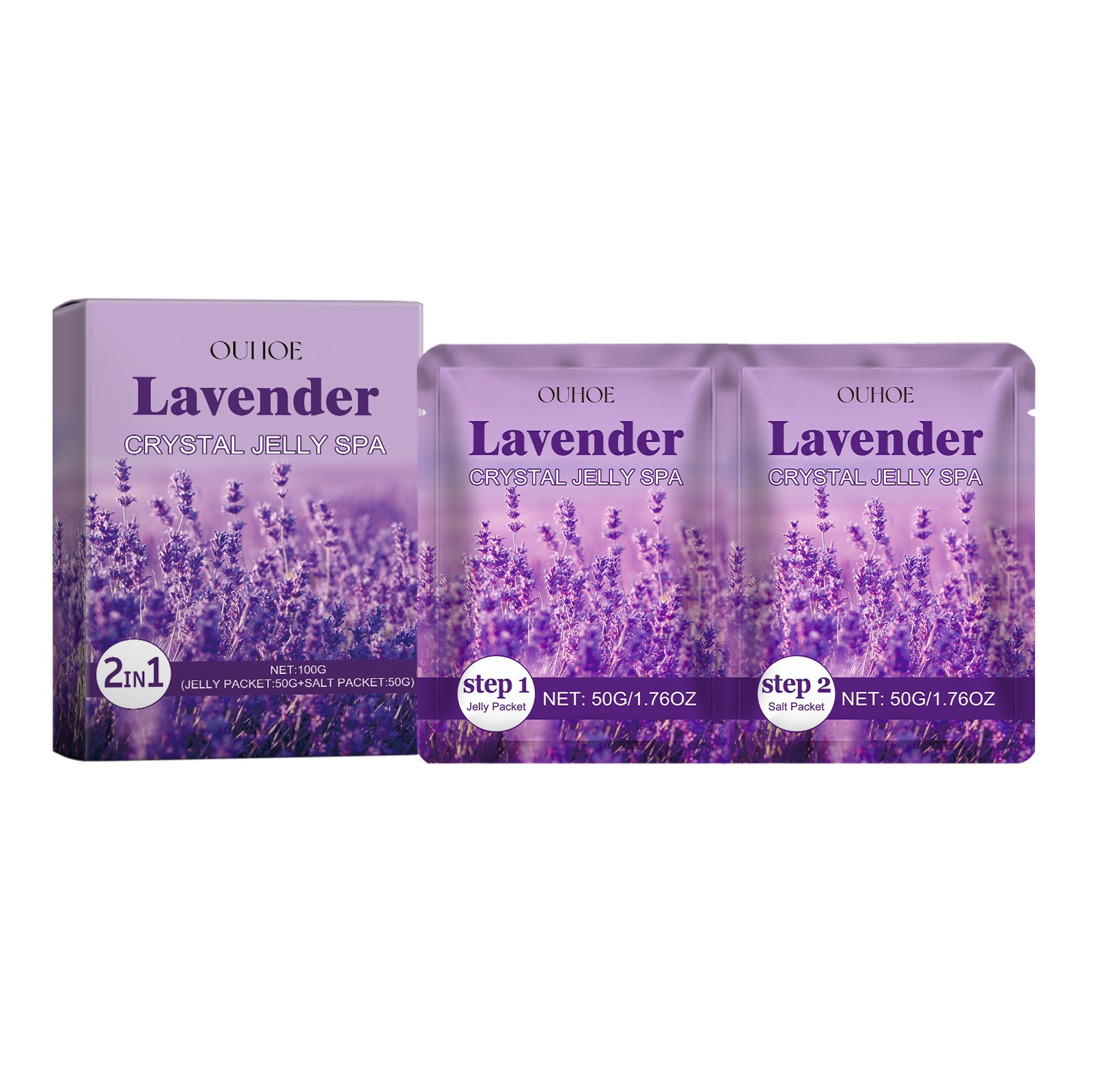 Serija Foot Crystal Mud, čiščenje stopal, vlaženje in pomlajevanje kože, zaščita stopal in namakanje stopal_voghion.com