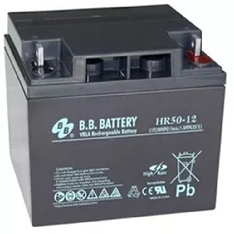 美美BB蓄电池HR50-12/12V50AH UPS不间断电源 铅酸免维护蓄电池