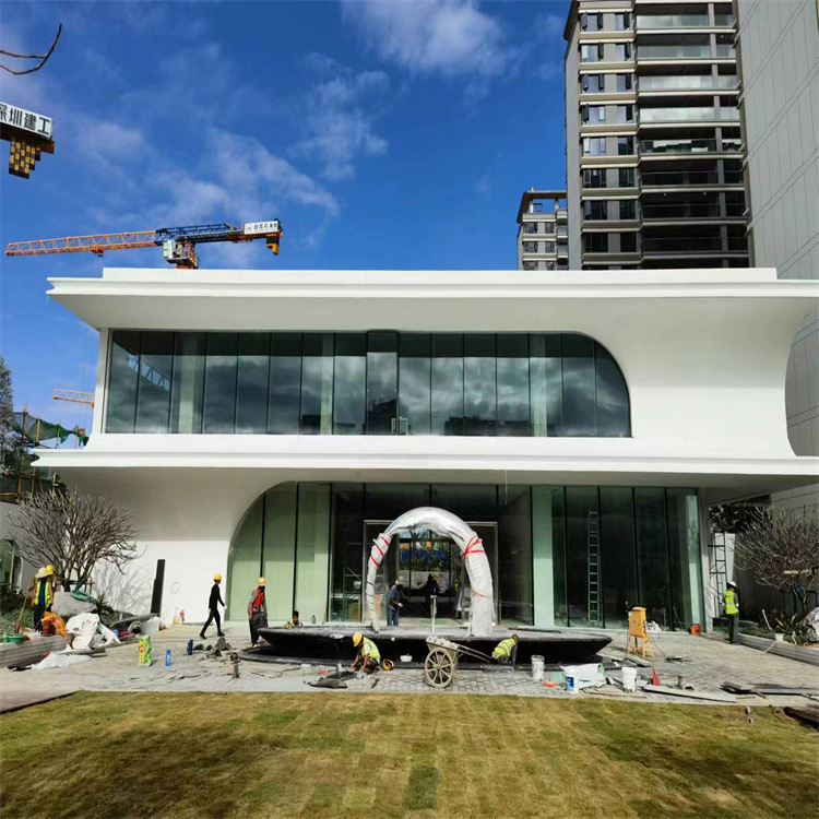 源头厂家GRC水泥构件家居装饰外墙线条GRC幕墙板别墅GRC装饰线条