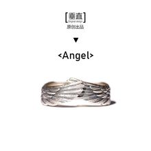 原创设计《天使》翅膀戒指S925纯银情侣男女对戒指个性创意礼物品