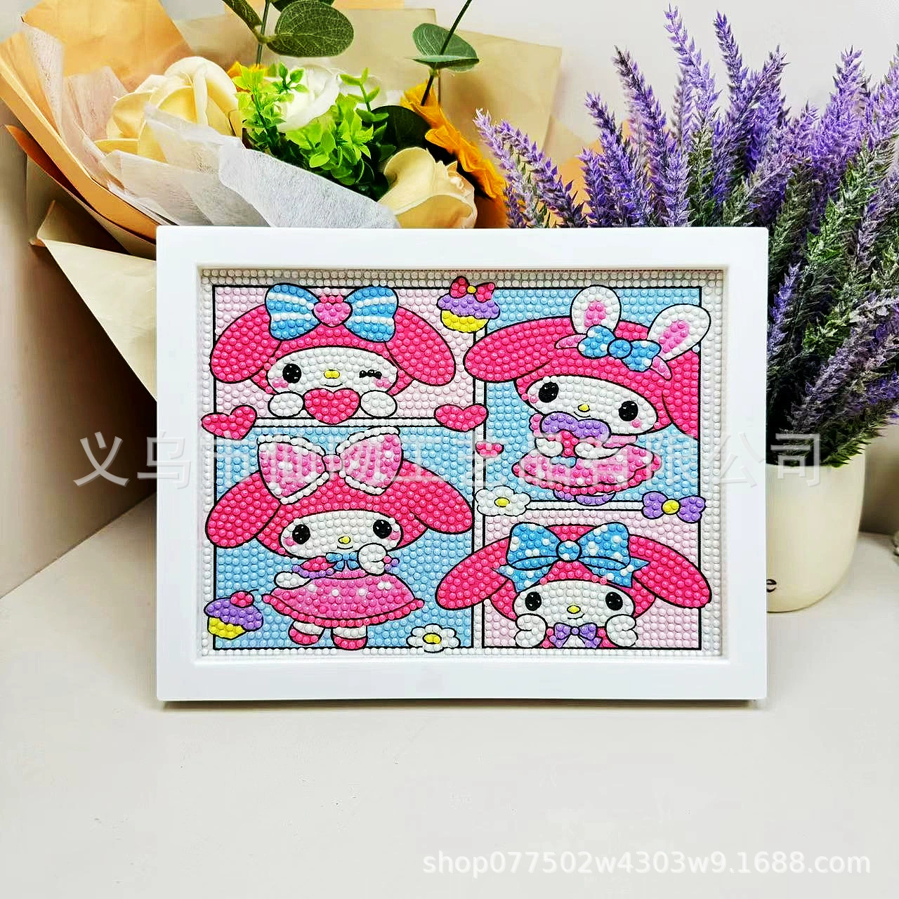 Набор для алмазной живописи Sanrio Kuromi, 17×22 см пластиковая рамка, набор для творчества DIY для детей