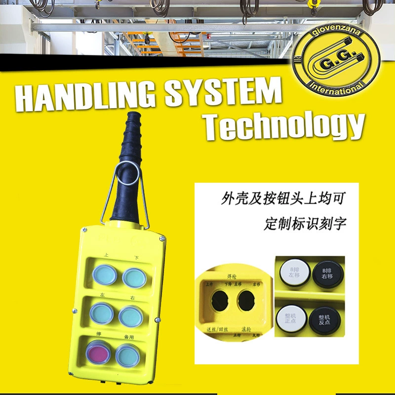 Итальянский GG двойной ряд 6 отверстий 4 отверстия двойной ряд 8 отверстий 10 отверстий ручка управления