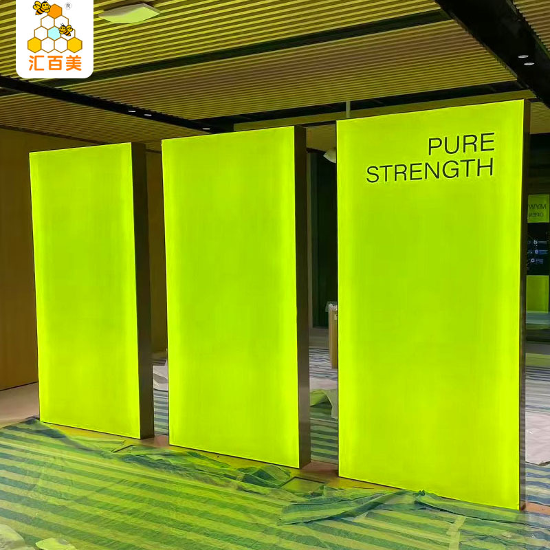 可移动立式双面灯箱落地式橱窗广告uv软膜灯箱大功率广告展会灯箱