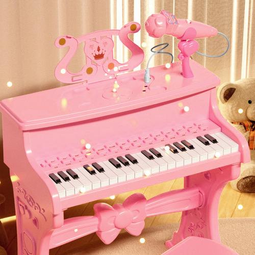 Electronic piano for children, home beginners can play multi-functional musical instrument, baby's children's birthday gift