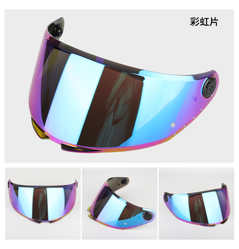 Motorcycle V-28B helmet visor is compatible with Thunder4SV/Stinger2/Thunder 4/Stinger 2 helmets
