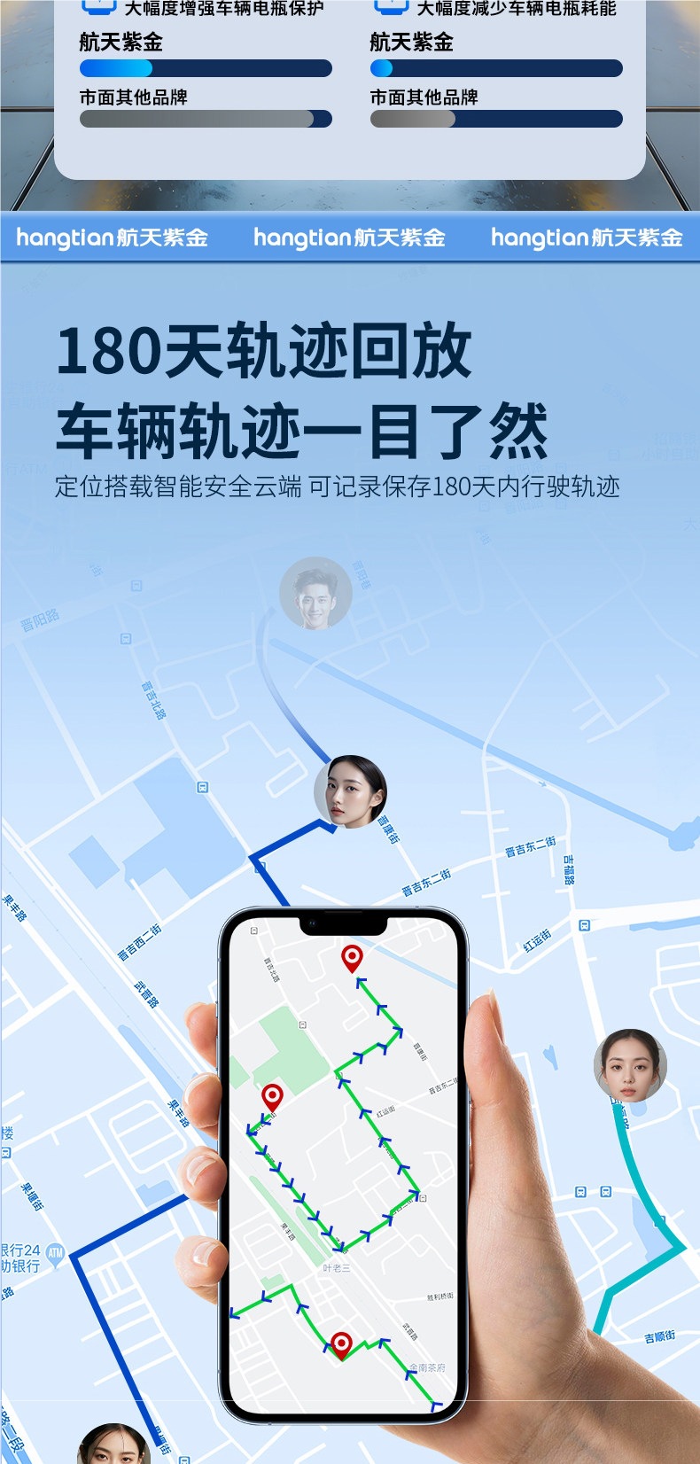 Electric Vehicle Gps Tracker, Battery-Powered Motorcycle Anti-Theft Tracking Device, Car Locator, Satellite Positioning Tracking Gadget