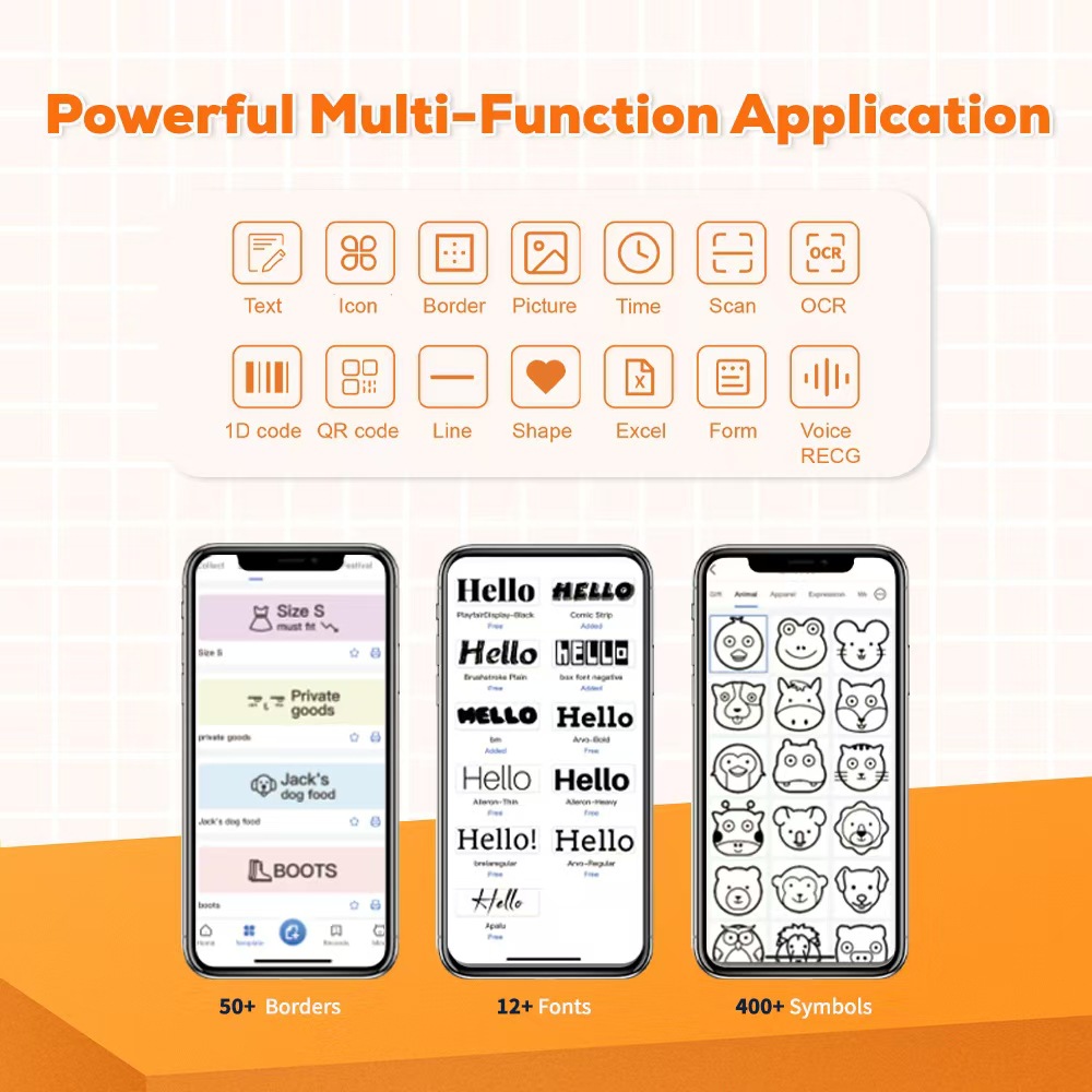 Handheld small printer, (Cross-border trading), bluetooth, custom-made