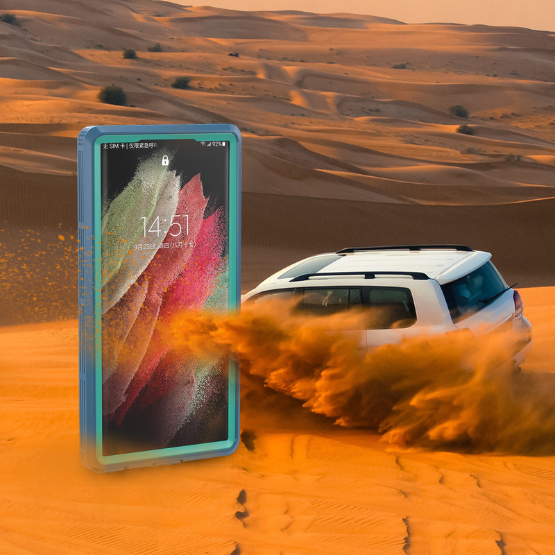 Suitable for Red Pepper Ares Samsung S23 Ultra All-inclusive Transparent Three-proof Plus Submersible Drop-resistant Sailor Case