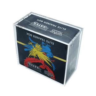 Hot Selling Pokemon Elite Trainer Box Etv Acrylic Shell Booster Box Strong Magnetic Anti-Uv 99%