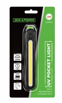 Customized pen light work lamp, pen-shaped flashlight, strong light, rechargeable, mini magnetic portable car repair light (İşçi projektorları) - blackish-green