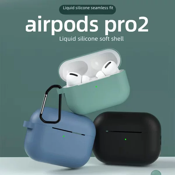 Apple Earphone Case AirPods Pro 2 Earphone Case Protective Cover Wireless Bluetooth Earphone Silicone Protective Case