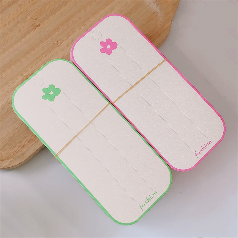 7.5*17.5 花朵款发夹手工DIY纸卡 精品成人儿童头饰包装卡纸吊牌