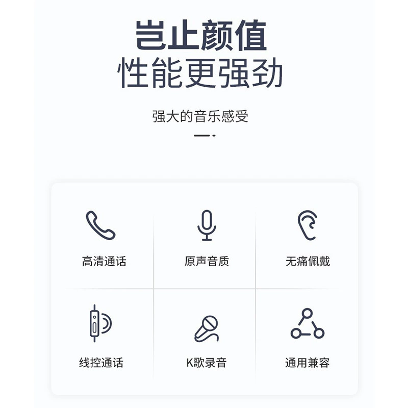 Apple, Huawei, Xiaomi, наушники, совместимые ушные вкладыши, 3.5 мм, проводной контроль, Android
