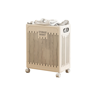 折叠脏衣篮家用卫生间浴室脏衣服大容量收纳筐带轮子可移动置物篮