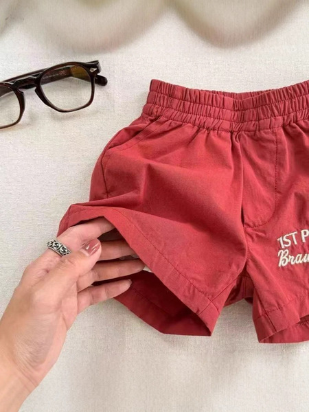 summer children's cotton beach shorts for boys