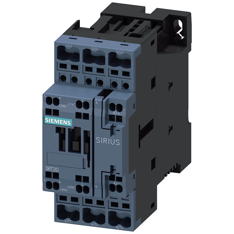 Контактор Siemens 3RT2027-2KF40 для тяжелых нагрузок с вспомогательными контактами