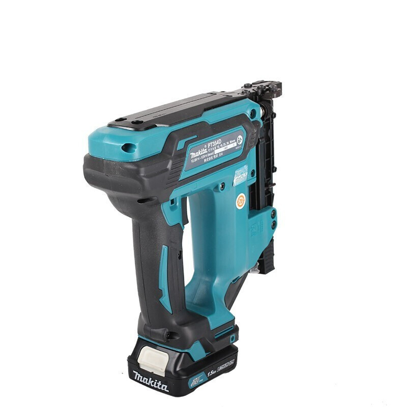 12V litio recargable mosquito pistola de clavos de madera decoración de clavos de aire robar inalámbrico DFN354 trabajo eléctrico portátil