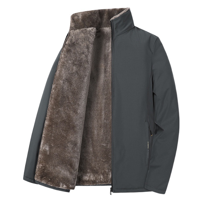 Chaqueta acolchada de algodón con forro polar de invierno para hombres de papá Chaqueta acolchada de algodón de mediana edad y ancianos chaqueta acolchada de algodón engrosada chaqueta acolchada de algodón chaqueta casual hombres acolchados de algodón