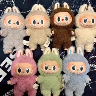 拉布一代搪胶娃娃玩偶公仔钥匙扣盲盒LABUBUbu坐坐派对毛绒手办-阿里巴巴