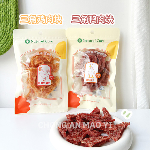 NaturalCore Jerky Snacks Chicken Duck Meat Strips Thin Slices Cartilage Dog Treats Natural Core
