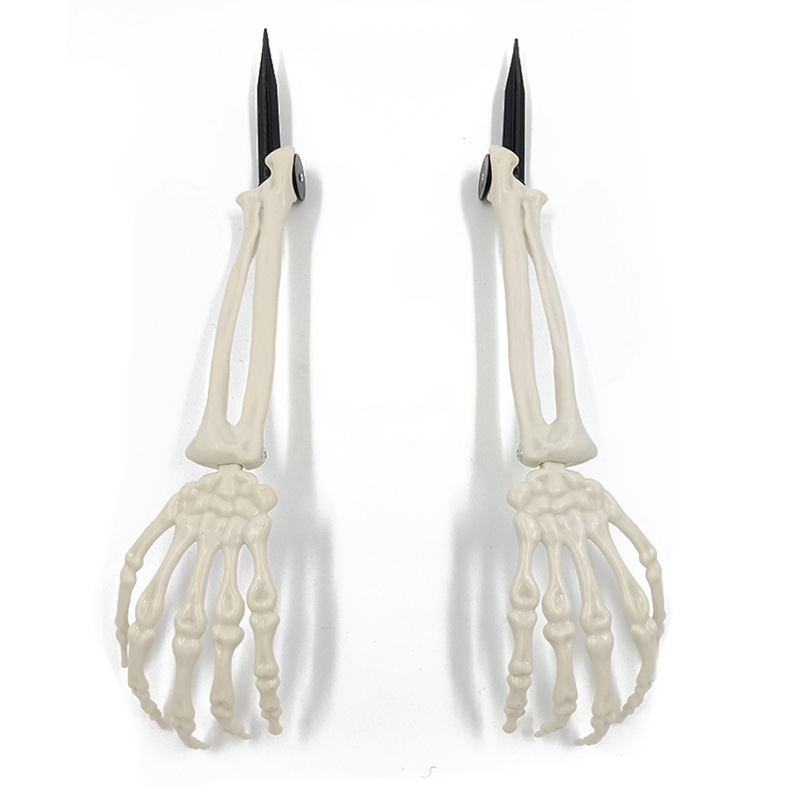 Esqueleto de Halloween esqueleto de tres piezas truco de simulación brazo esqueleto de escape accesorios de diseño