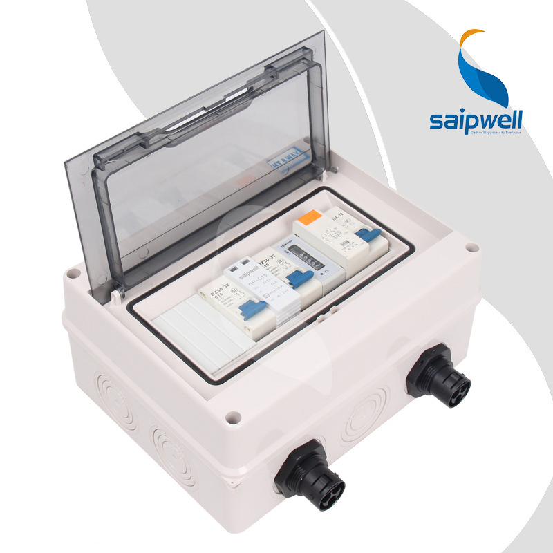 斯普威尔厂家供应光伏进户箱 8回路空开式防水配电箱 照明配电箱