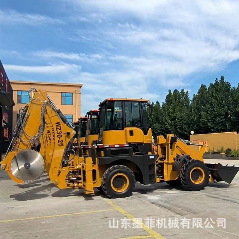 液压型轮式两头忙 挖掘装载一体机 两头忙挖掘装载机 外贸出口