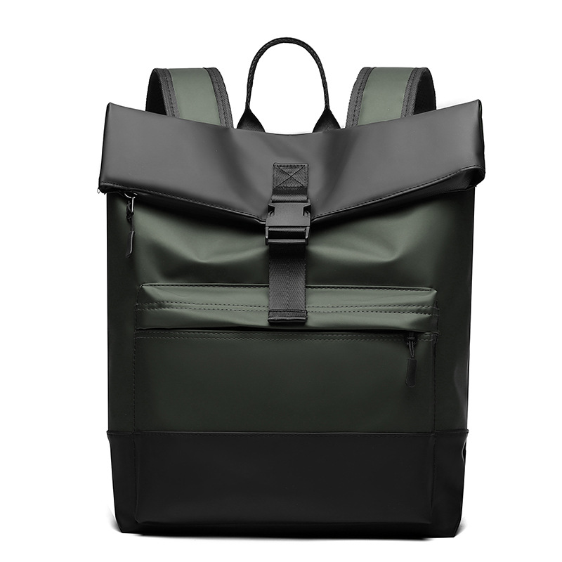 2025 nueva mochila de viaje de gran capacidad de todo fósforo de moda de película de cuero para mujer, mochila de alta gama, bolso de negocios para computadora para hombre