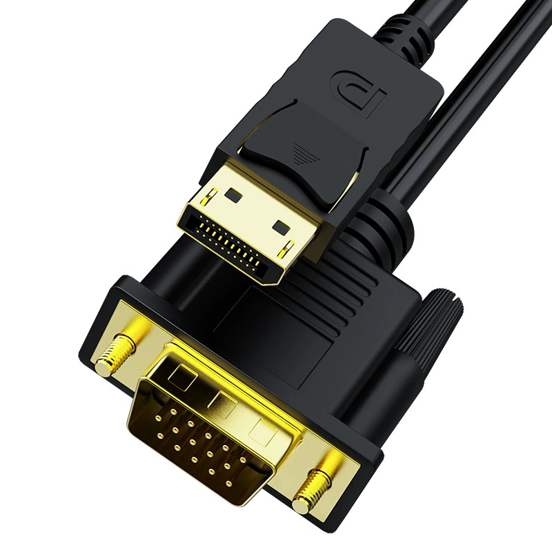 Кабель Jinghua DP→VGA, HD адаптер, DisplayPort в VGA, переходник для компьютера, 1 м, 2 м