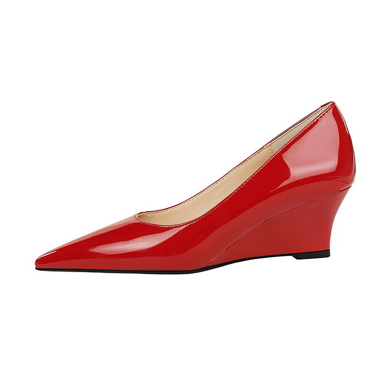 Spitze Damen High Heels Aus Lackleder Als Elegante Abendschuhe_voghion.com