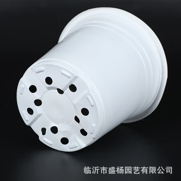 White two-color flower pot planting seedling nutrition bowl…
