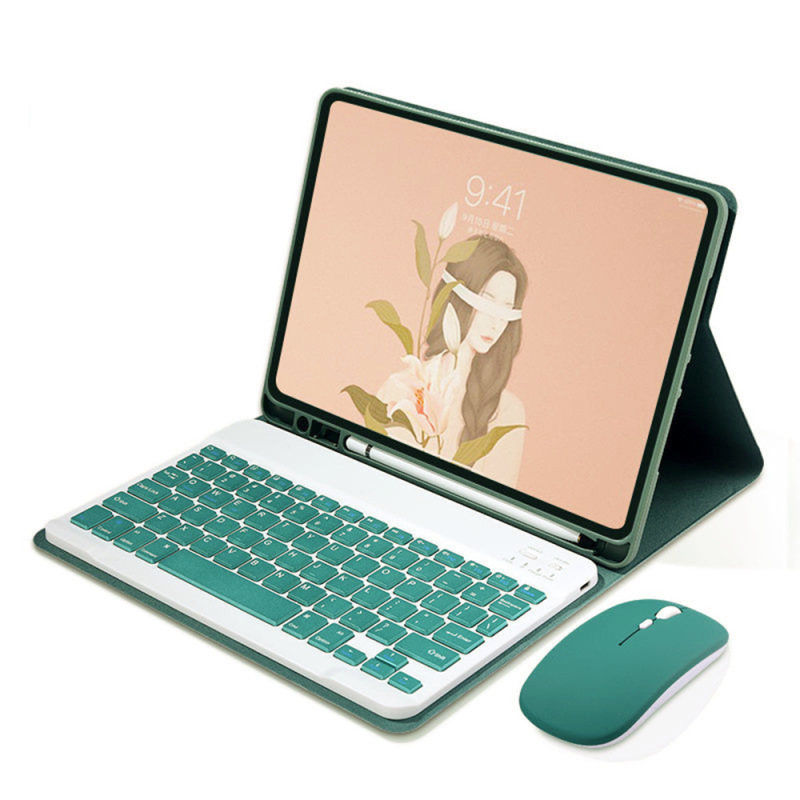 2024種類のipad pro bluetoothキーボード保護カバーair6/5アップルタブレット11インチ保護ケースを適用|undefined