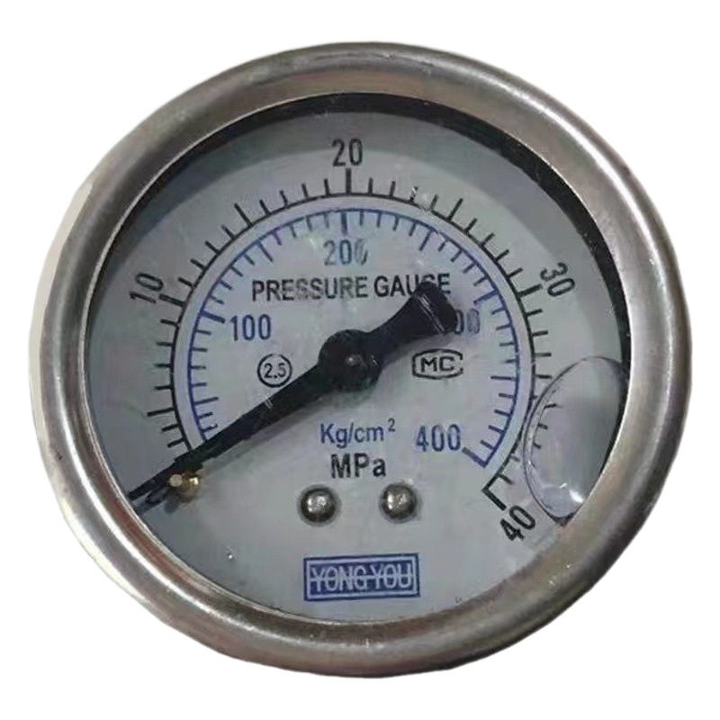 Ultra-Alta Presión lavadora cabeza de la bomba manómetro universal 250 400kg resistente a los golpes antisísmico manómetro