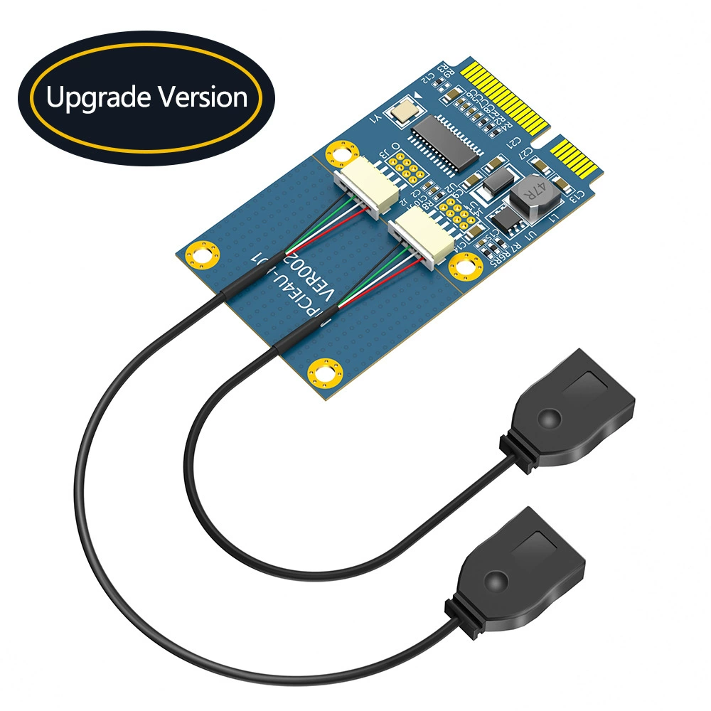 Mini PCI-E к USB подключаемая карта ноутбука MINI PCIE расширение двойной порт USB2.0