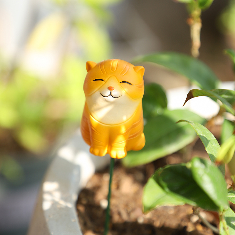 Jardinería Paisaje Dibujos animados Animales Flores Decoración Patio Maceta Decoración Accesorios para paisajismo Jardín