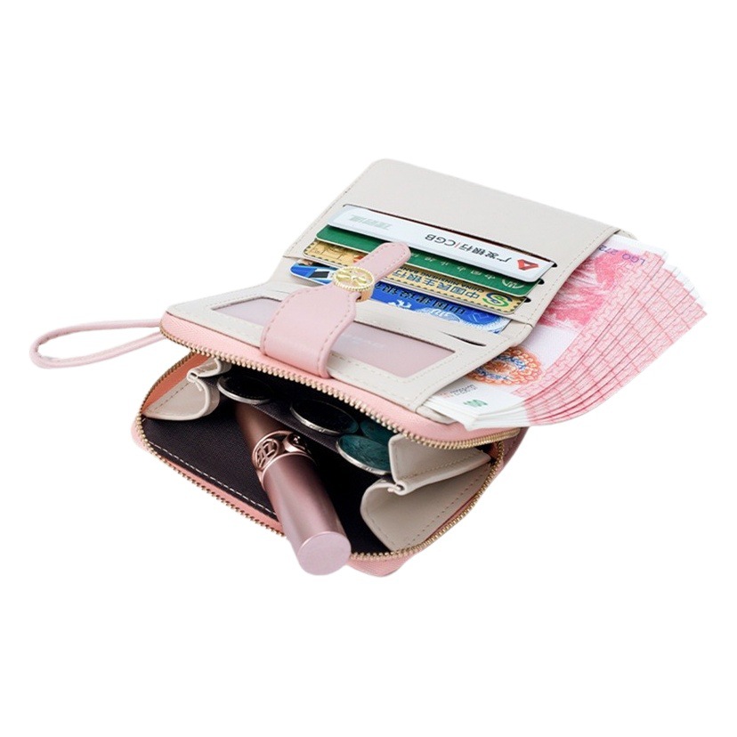 2024 New Cross-border Women's Wallet Korean Bow Large Capacity College Student Coin Purse bow wallet