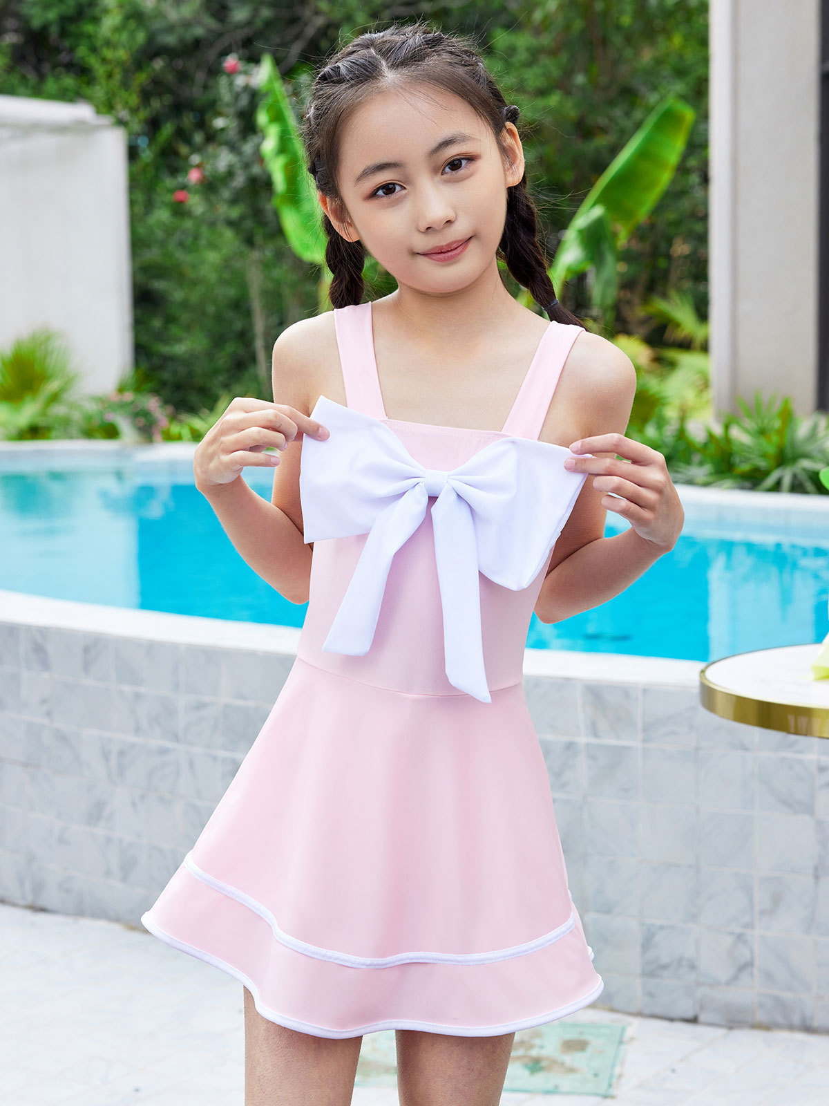 Trajes de baño de niñas para niños de verano 2024 nuevos trajes de baño de niños niñas de 3 - 8 años