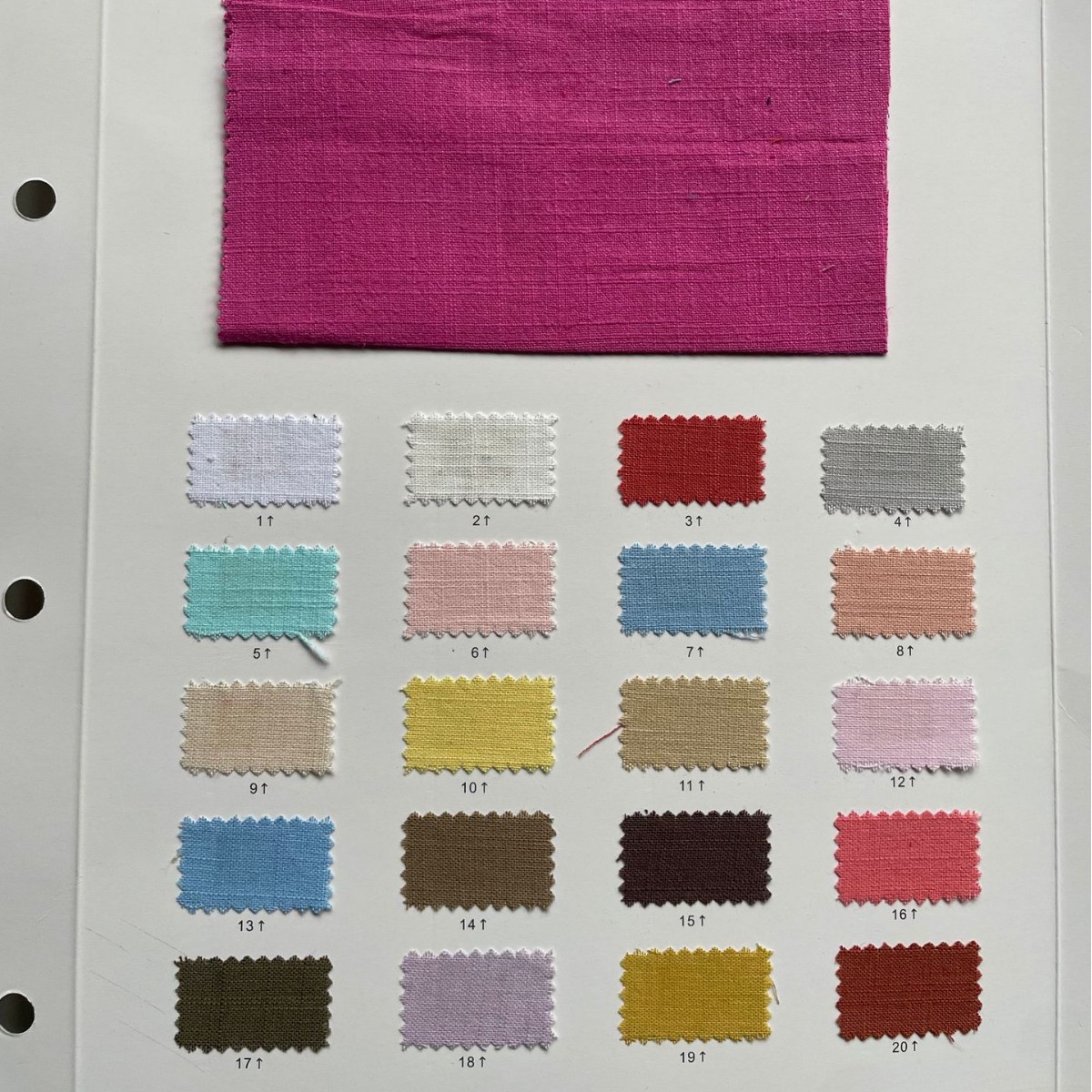 仿麻竹节水洗皱棉服装面料麻布休闲面料桌布抱枕布短袖棉服染色布